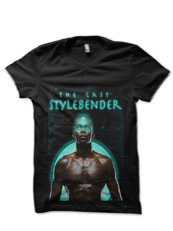 Israel Adesanya Black T-Shirt Style005
