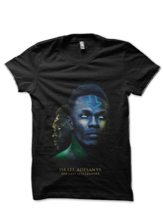 Israel Adesanya Black T-Shirt Style001