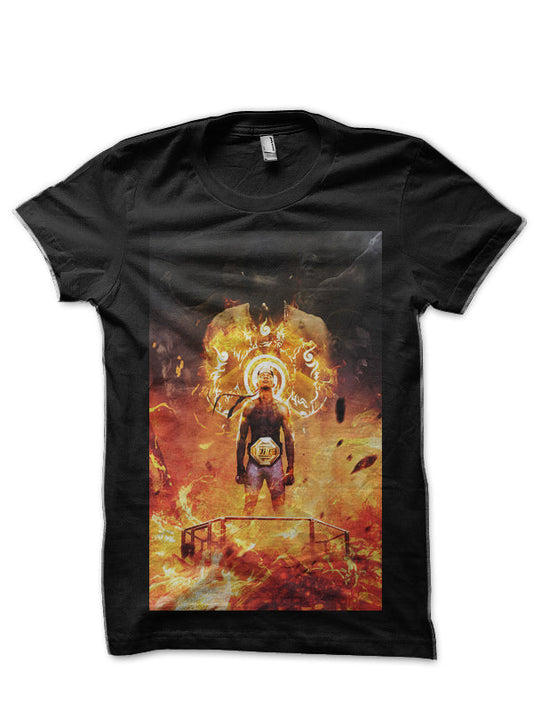 Israel Adesanya Black T-Shirt Style015