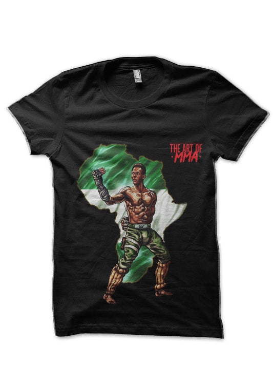 Israel Adesanya Black T-Shirt Style013