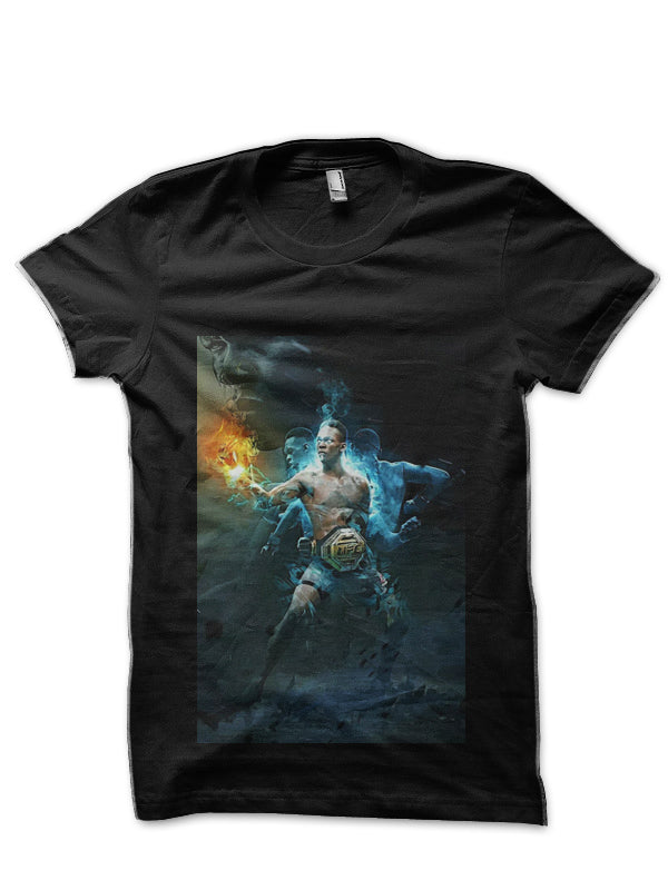 Israel Adesanya Black T-Shirt Style010