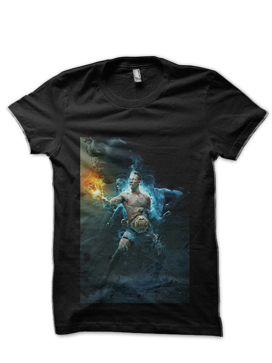 Israel Adesanya Black T-Shirt Style010