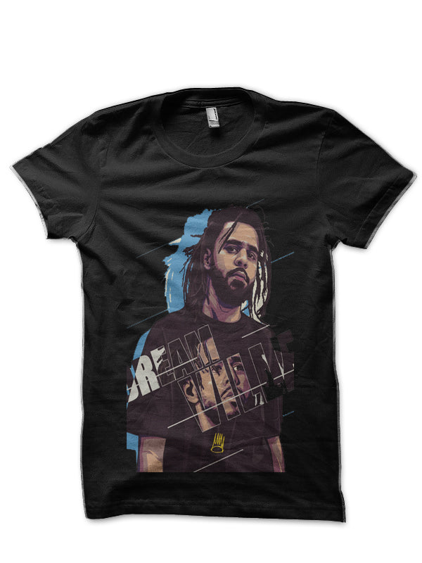 J. Cole Black T-Shirt Style001