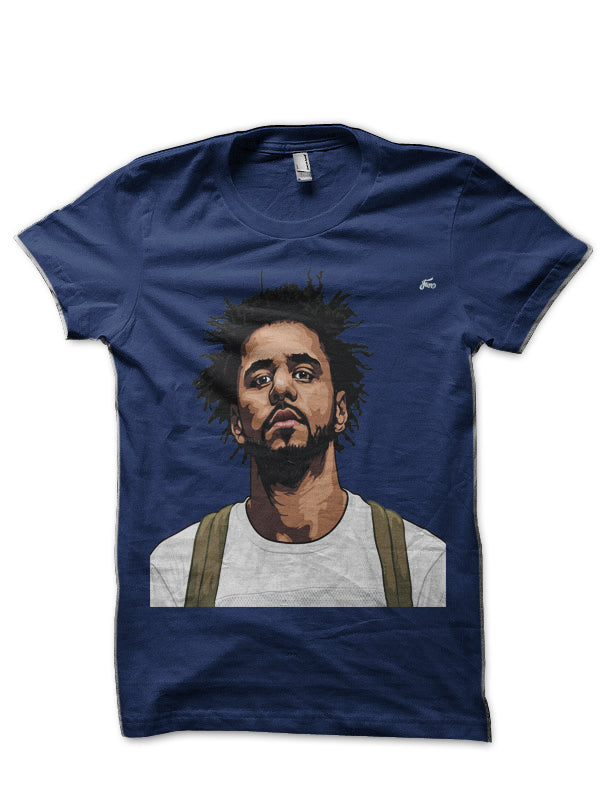 J. Cole Navy Blue T-Shirt