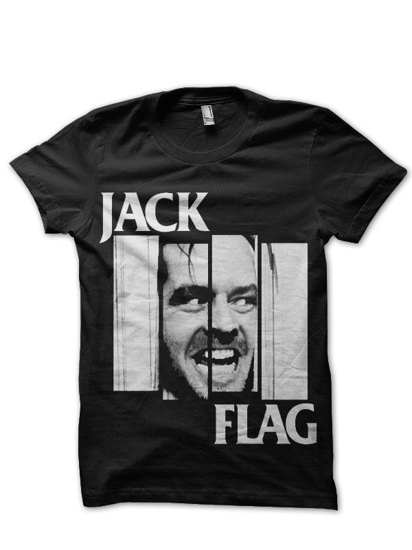 Jack Flag Nicholson The Shining Black T-Shirt