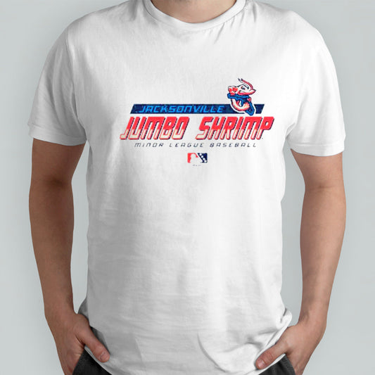 Jacksonville Jumbo Shrimp minor league baseball retro shirt