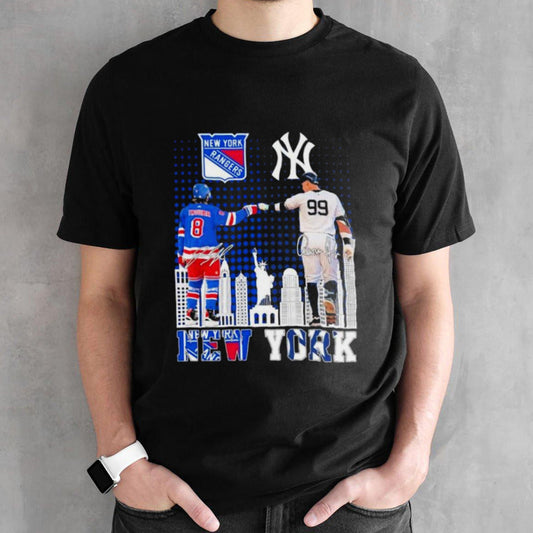 Jacob Trouba And Aaron Judge New York City Sports Teams Signatures Shirt