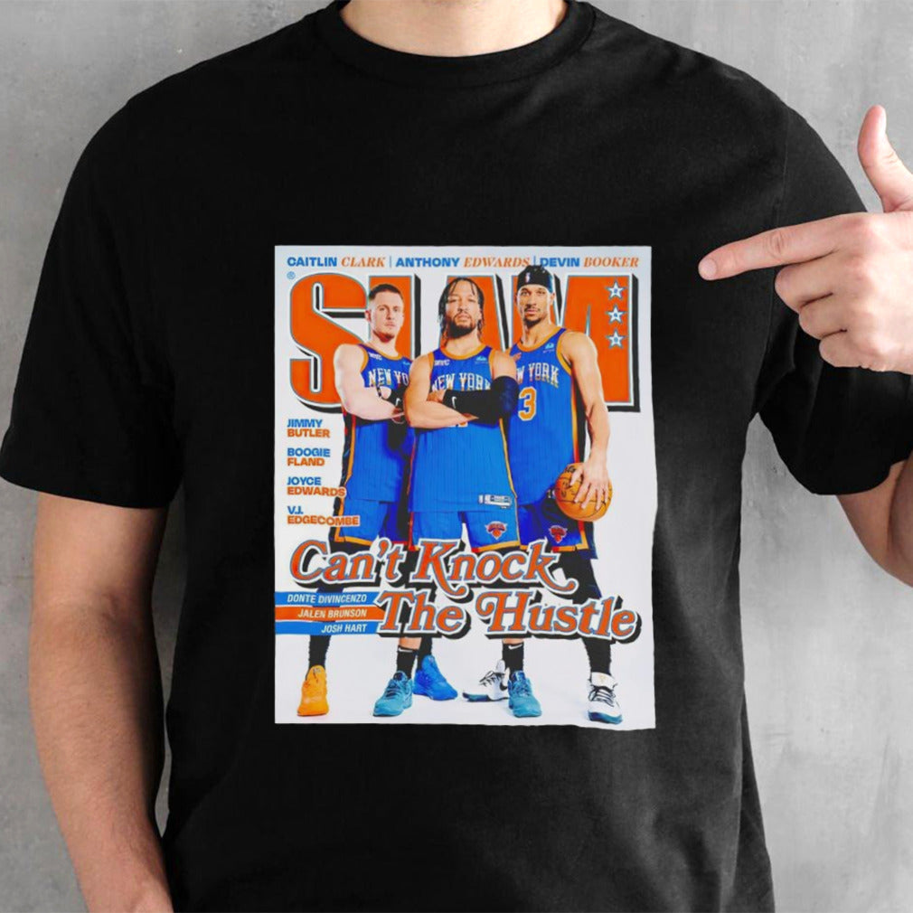 Jalen Brunson Josh Hart Donte Divincenzo canâ€™t knock the hustle shirt