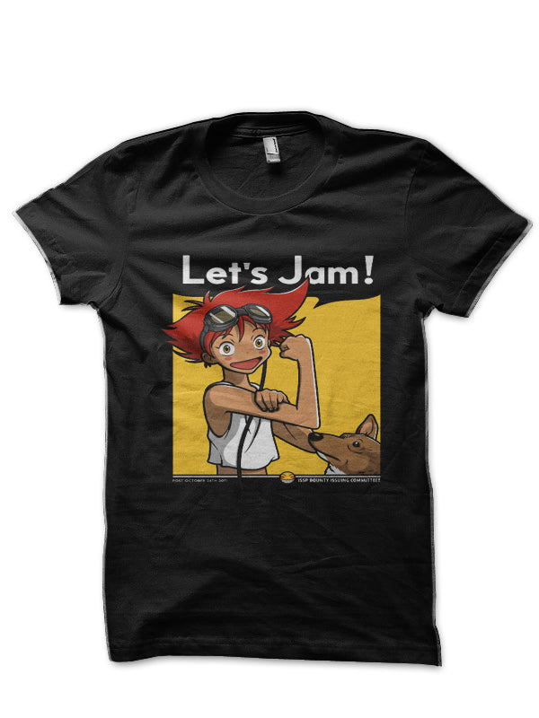 Jamming With Edward Black T-Shirt