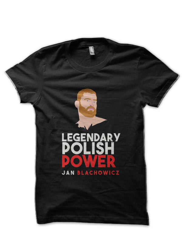 Jan Blachowicz Black T-Shirt Style006