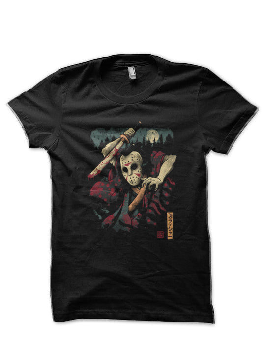 Jason Vorhees Black T-Shirt