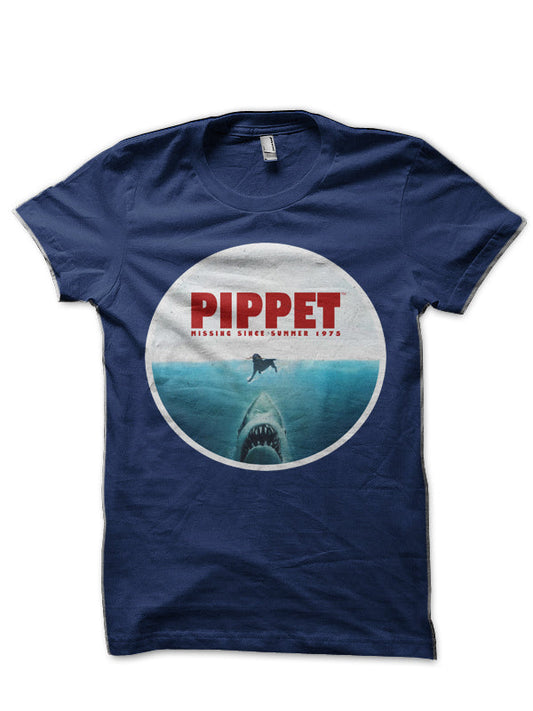 Jaws â€“ Pippet Navy Blue T-Shirt