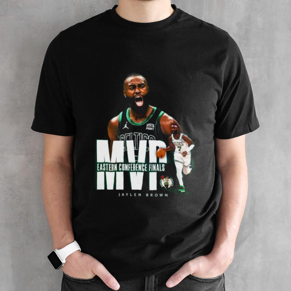 Jaylen Brown wins Larry Bird Trophy for 2024 Eastern Conference Finals MVP shirt