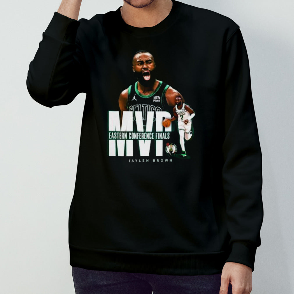 Jaylen Brown wins Larry Bird Trophy for 2024 Eastern Conference Finals MVP shirt