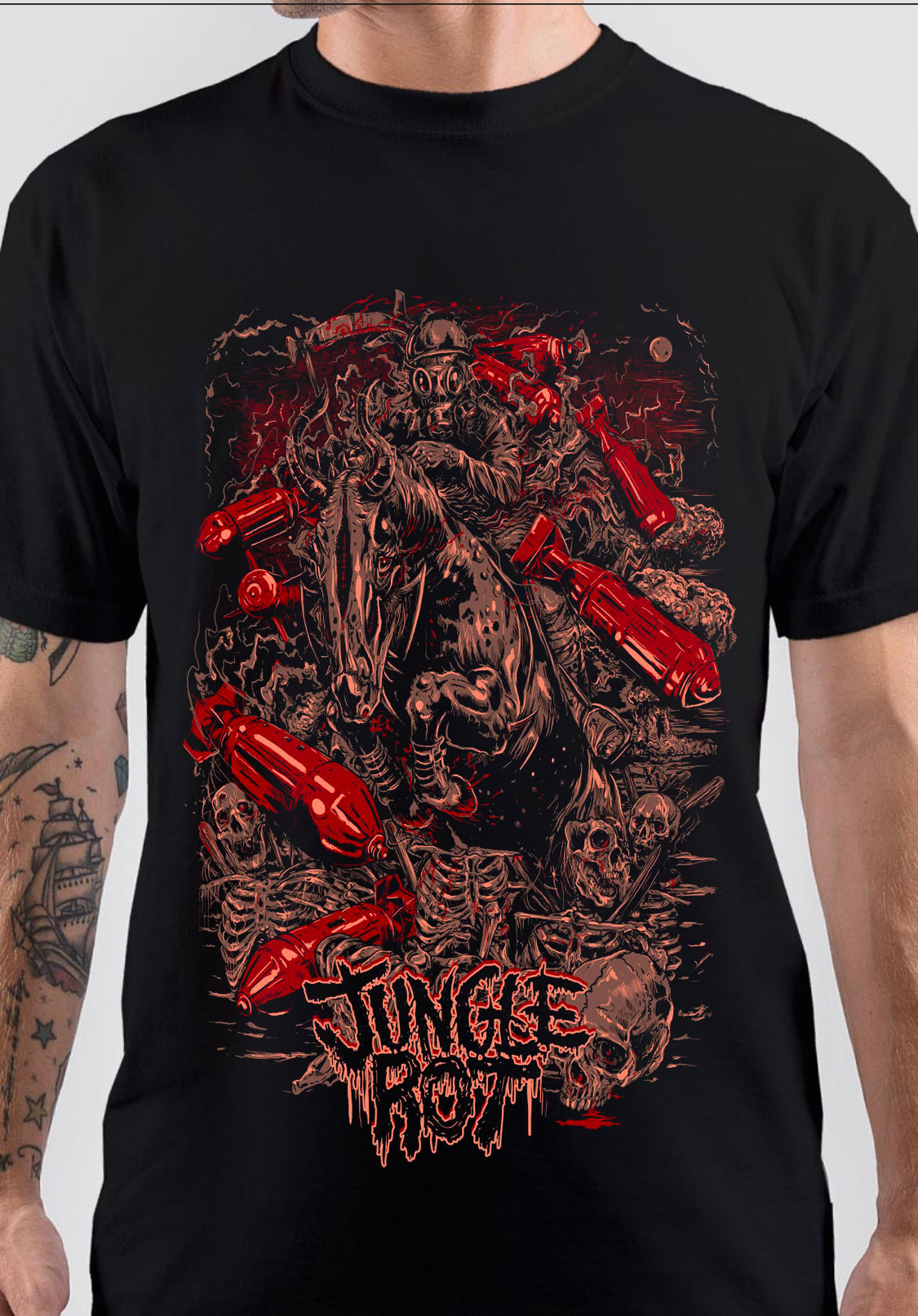 Jungle Rot Art T-Shirt Style001