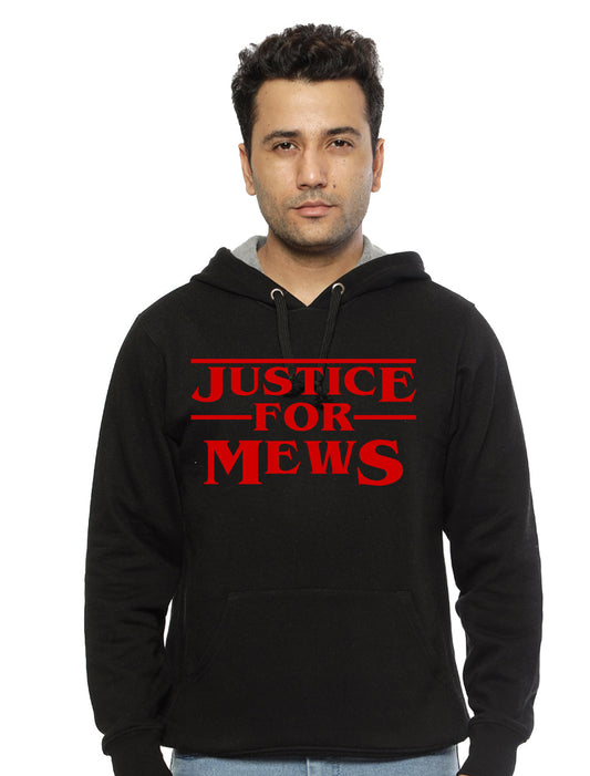 Justice For Mews Black Hoodie Style001