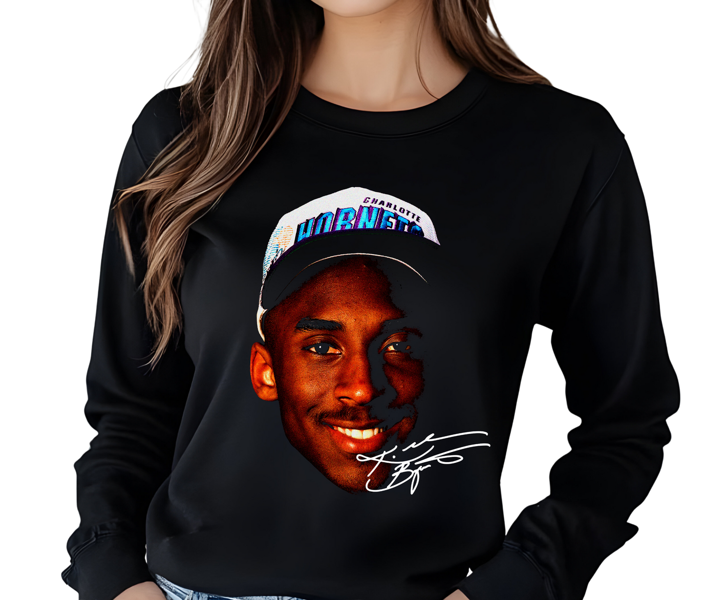 Kobe Bryant Graphic Long Sleeve – Draft Day Vintage Basketball Shirt – Rare NBA Streetwear for Fans and Collectors
