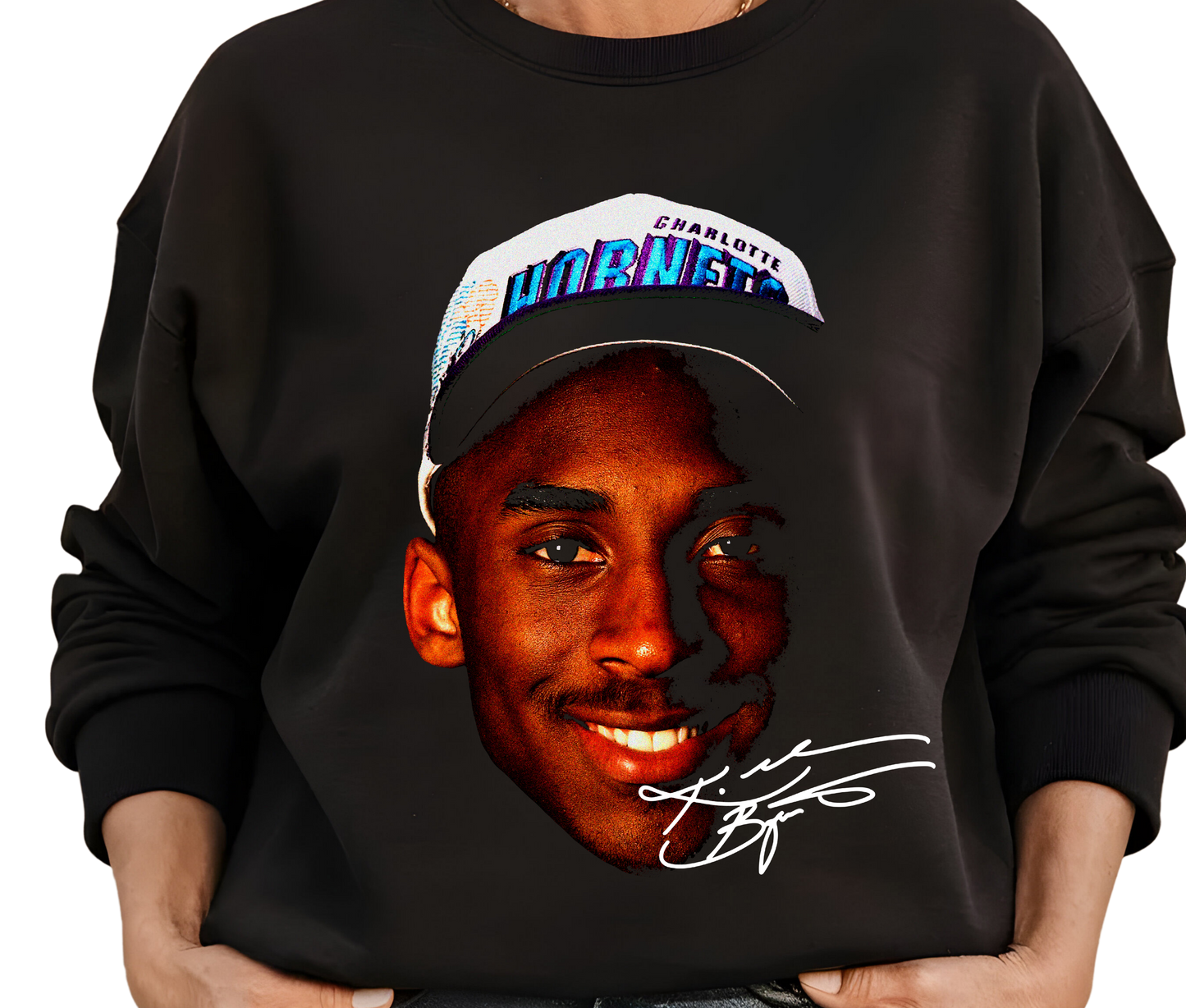 Kobe Bryant Graphic Sweatshirt – Draft Day Vintage Basketball Pullover – Rare NBA Streetwear for Fans and Collectors