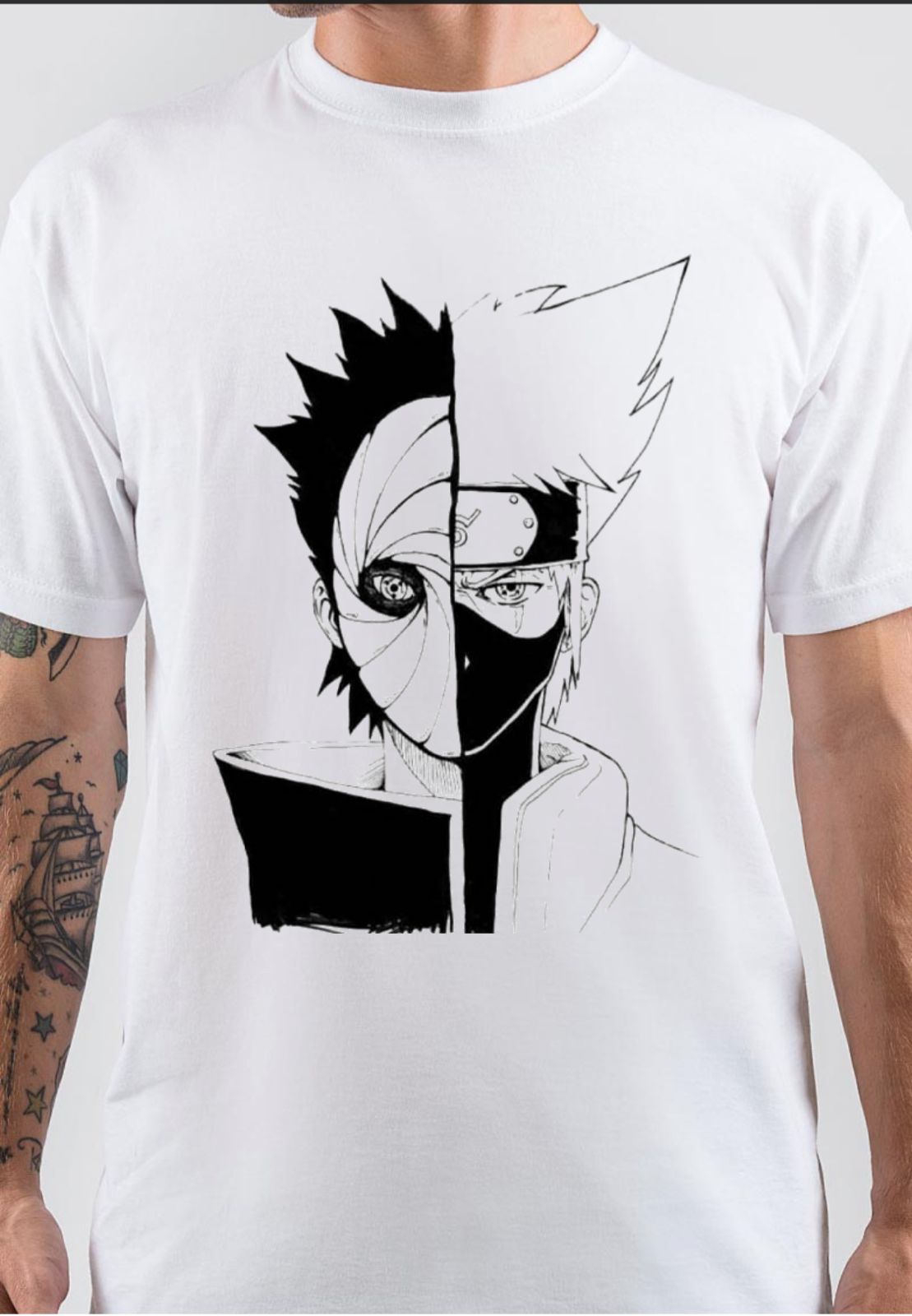 Kakashi Vs. Obito T-Shirt
