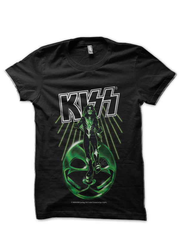 Kiss Band Black T-Shirt Style001