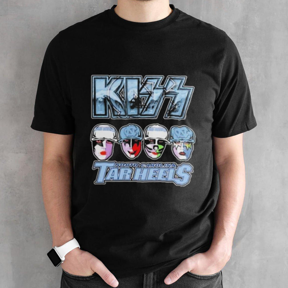 Kiss V1 North Carolina Tar Heels shirt