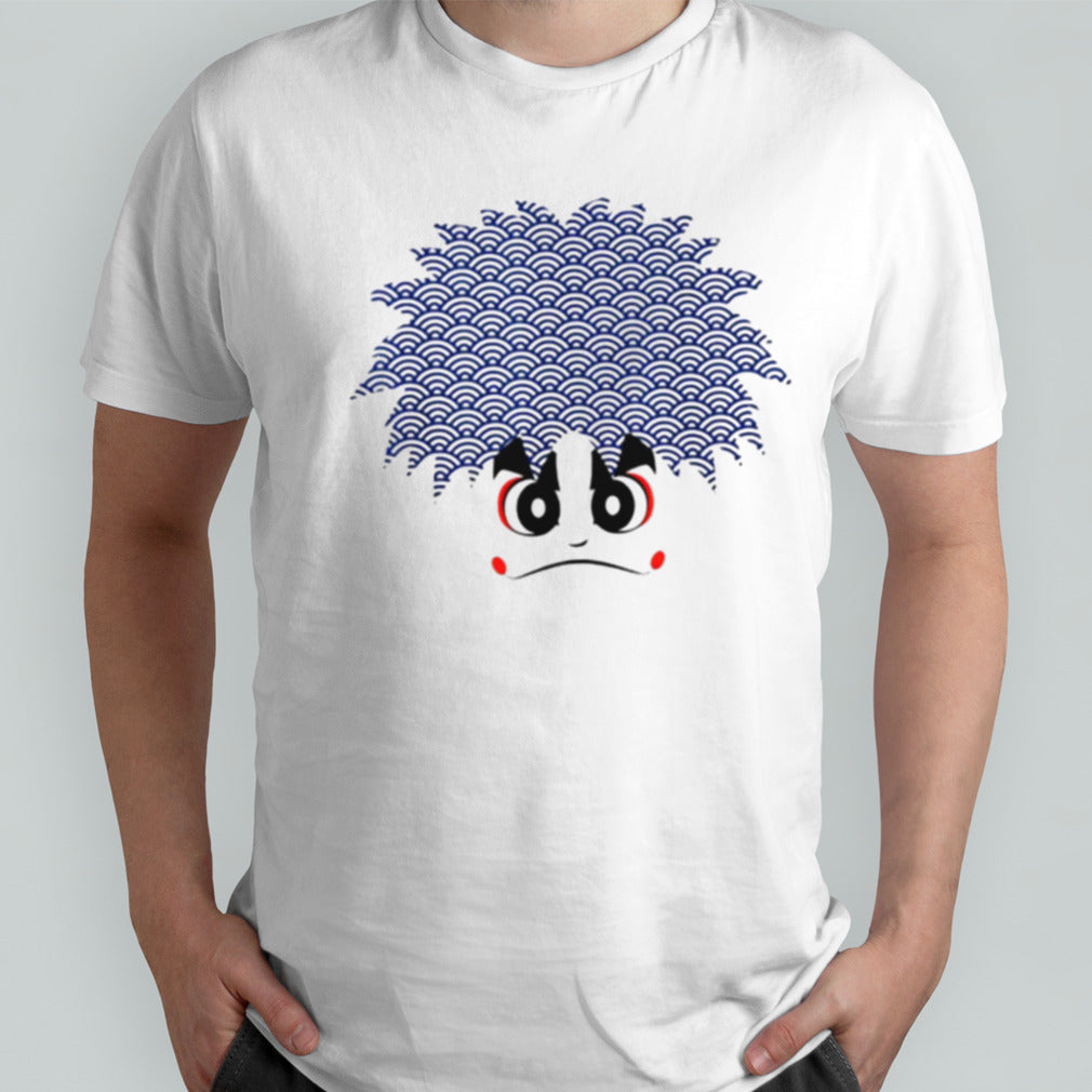 Kit Ellis wearing ganbare goemon konami digital entertainment shirt