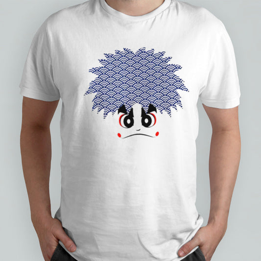 Kit Ellis wearing ganbare goemon konami digital entertainment shirt