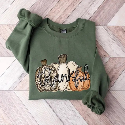 Leopard Pumpkin Sweatshirt,Pumpkin Season Sweater,Thanksgiving Tshirt,Halloween Shirt,Fall Apparel,Autumn Hoodie,Thanksgiving Gifts
