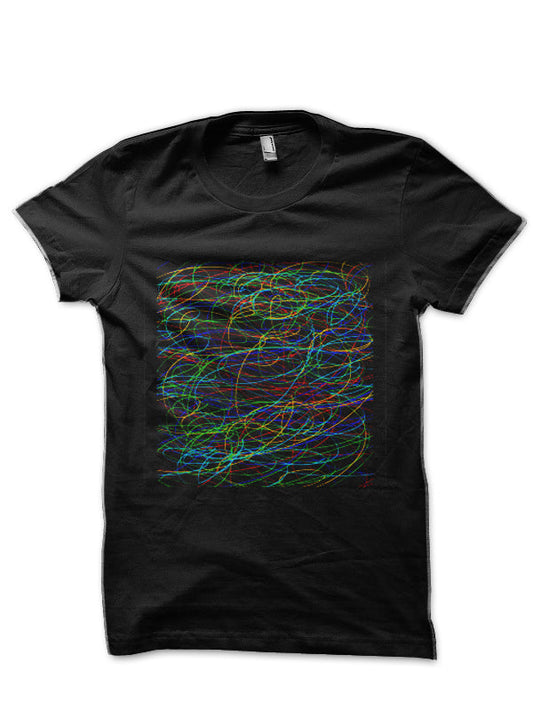 Colorful Lining Art T-Shirt