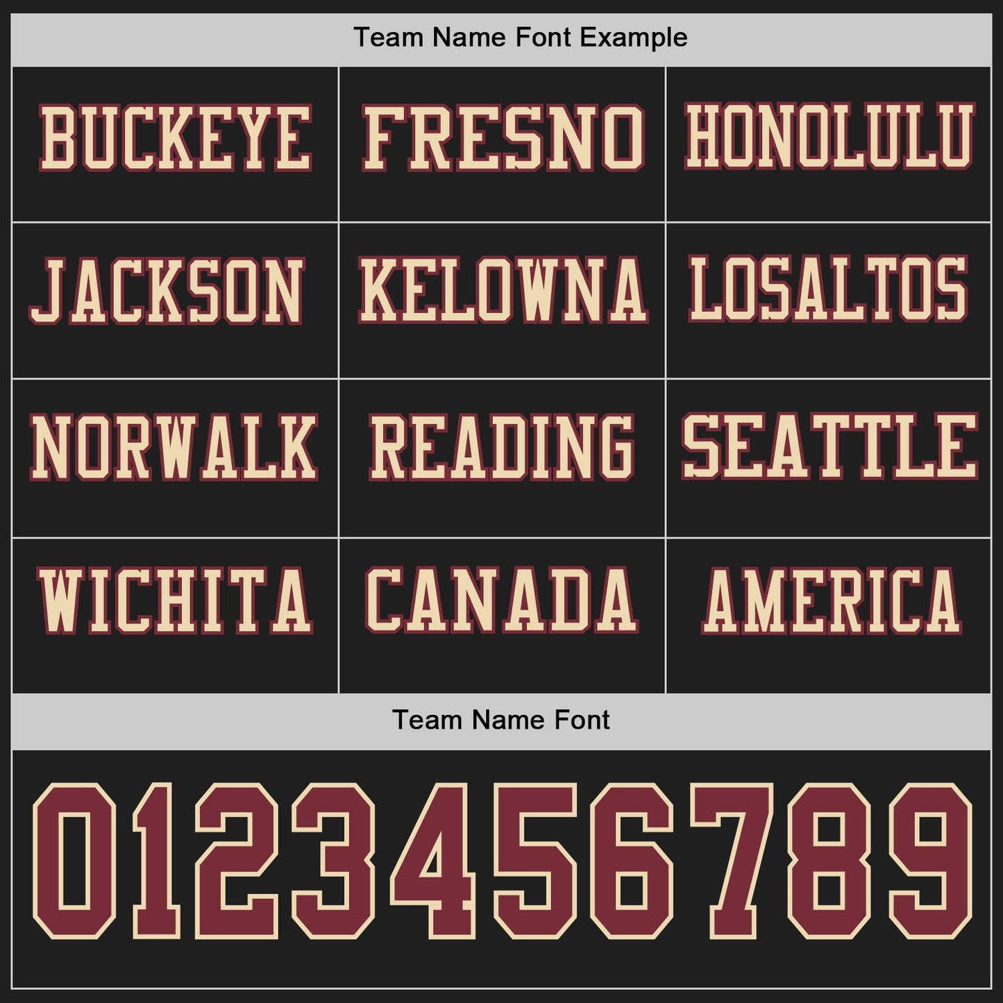 Custom Black Burgundy-Cream Long Sleeve Authentic Football Jersey