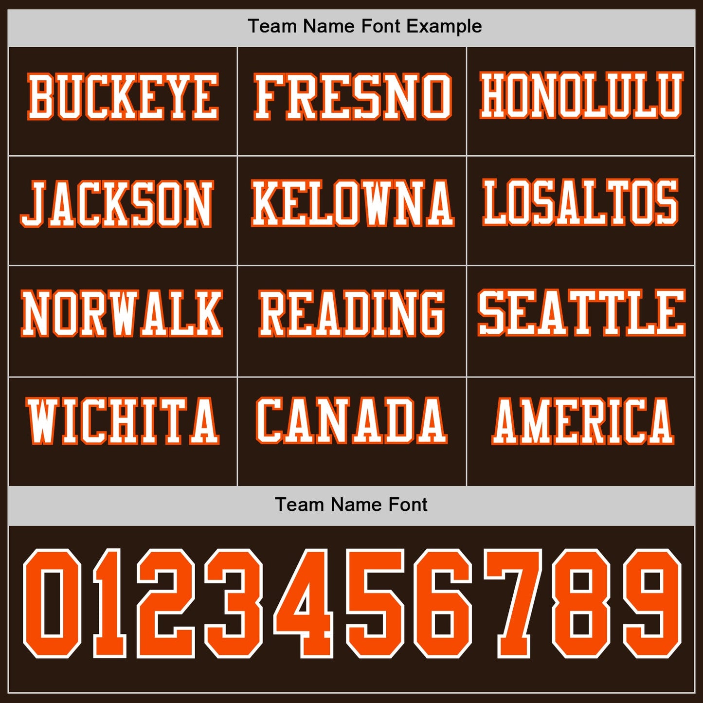 Custom Brwon Orange-White Long Sleeve Authentic Football Jersey