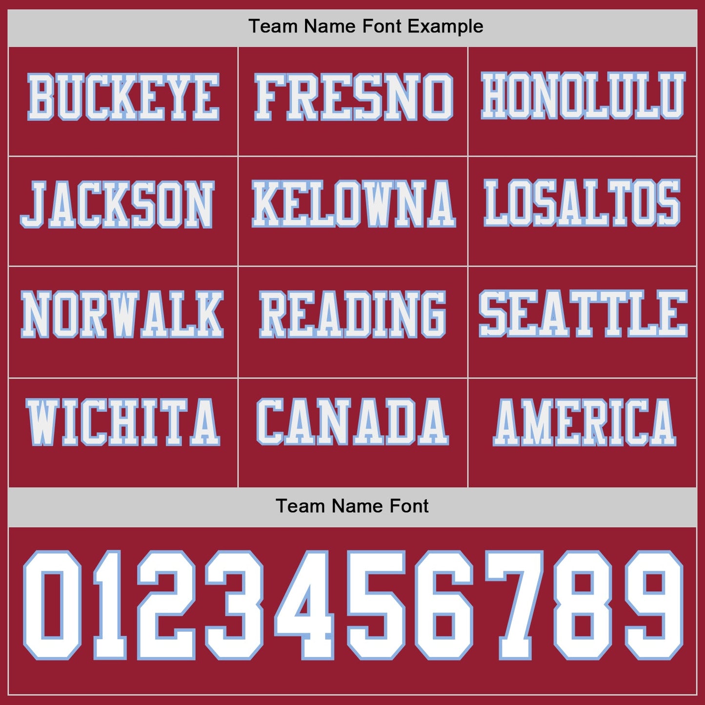 Custom Cardinal White-Light Blue Long Sleeve Authentic Football Jersey