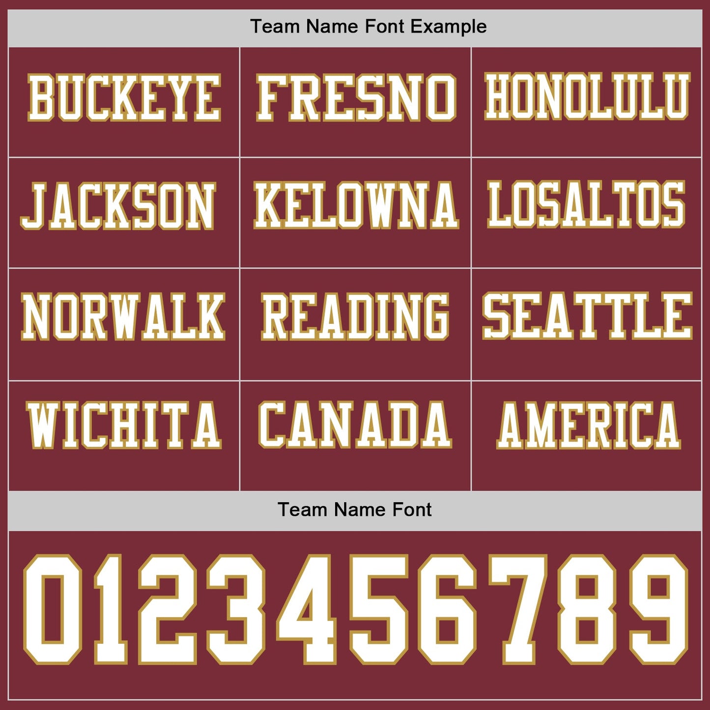 Custom Burgundy White-Old Gold Long Sleeve Authentic Football Jersey