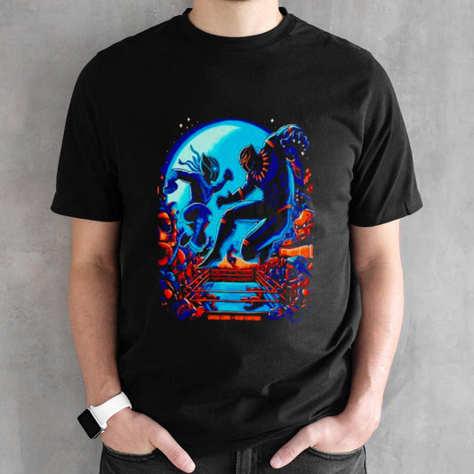 Lucha Libre vss. Blue Panther Wrestling shirts
