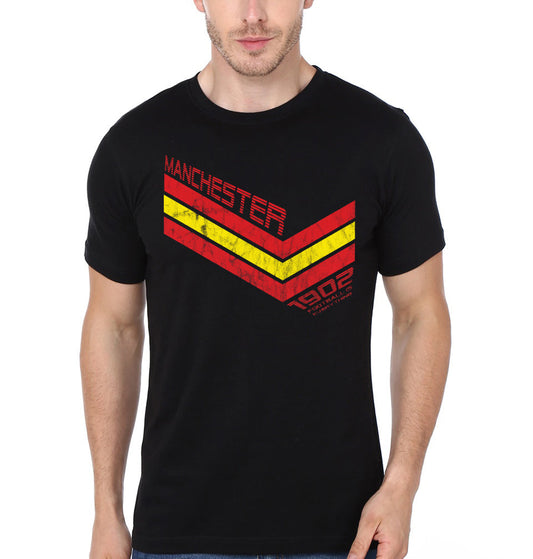 Football Is Everything â€“ Manchester United 80s Retro Black T-Shirt