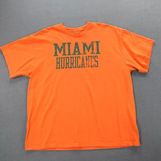 Miami Hurricanes T Shirt Men's Crew Neck FanaticsUnisex T-shirt Sweatshirt Hoodie 48