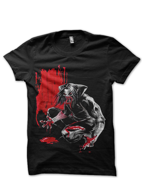 Morbius Vampire Black Half Sleeve T-Shirt