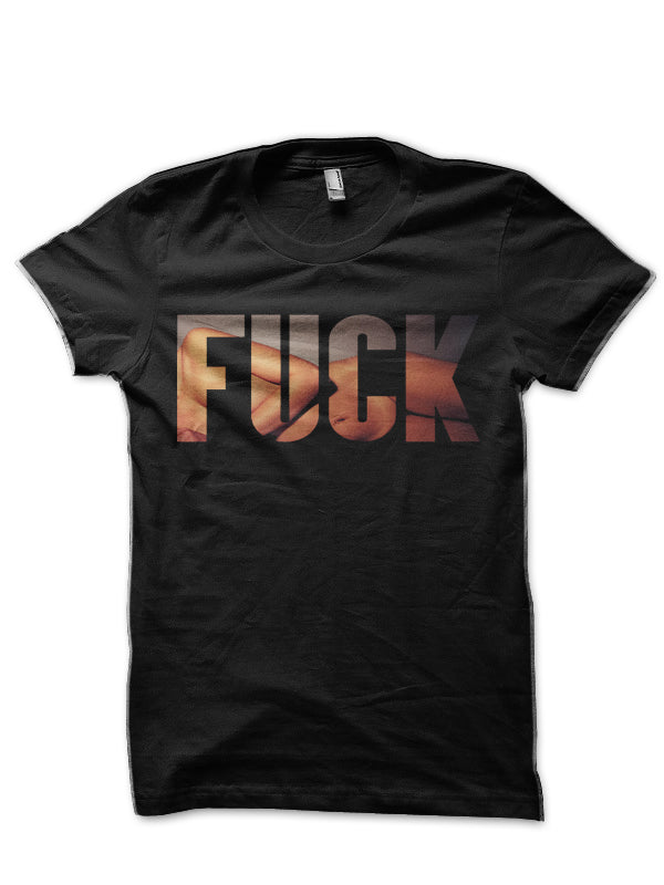 Fuck Nude Adult Typography T-Shirt