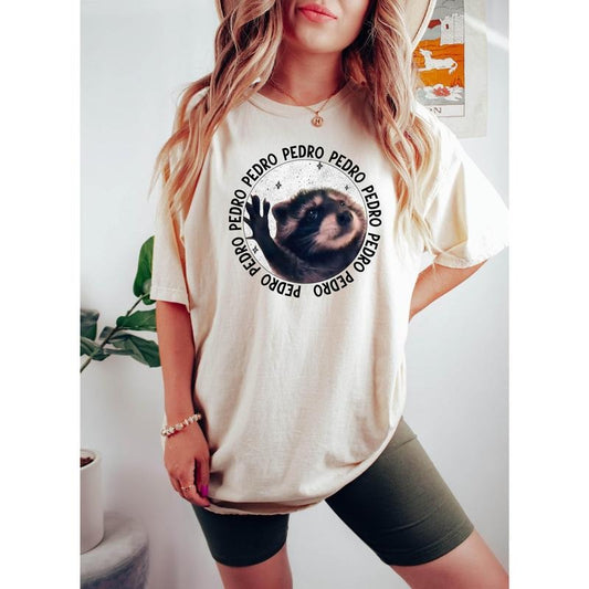 Pedro Raccoon Shirt, Retro 90s Graphic T-Shirt, Funny Raccoon Meme Shirt, Raccoon Pedro Dancing, Meme Graphic T-Shirt, Raccoon Lover Gift