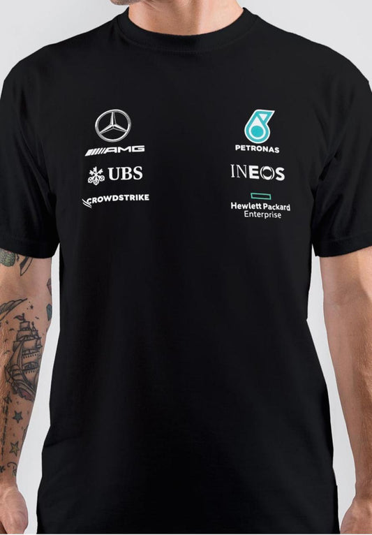 Petronas Formula 1 Black T-Shirt
