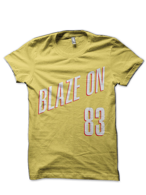 Blaze On Yellow T-Shirt