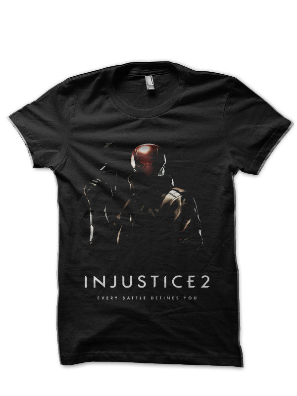 Injustice 2 â€“ Red Hood Black T-Shirt