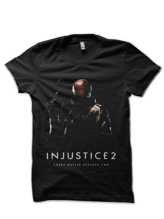 Injustice 2 â€“ Red Hood Black T-Shirt