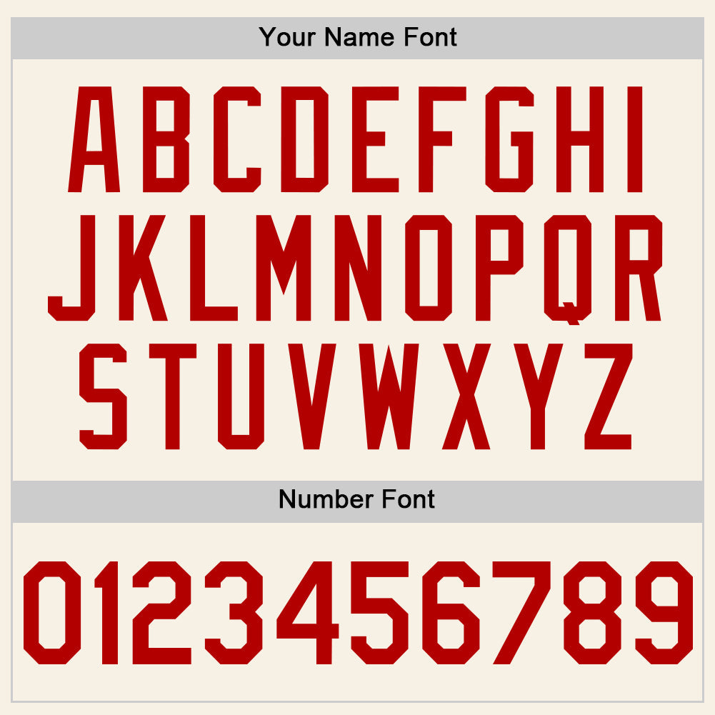 Custom Cream Red Authentic Sleeveless Baseball Jersey