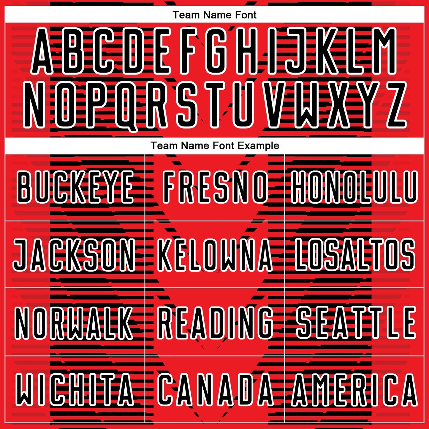 Custom Fire Red Black-White Lines Sublimation Soccer Uniform Jersey