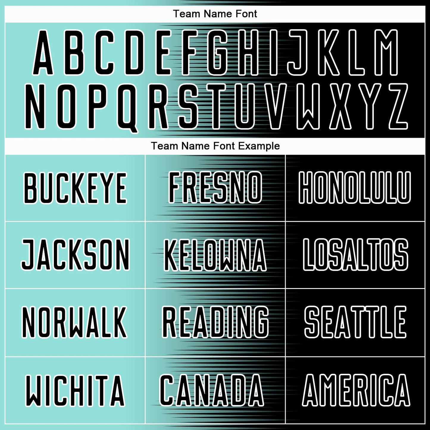 Custom Black Ice Blue-White Gradient Line Sublimation Soccer Uniform Jersey