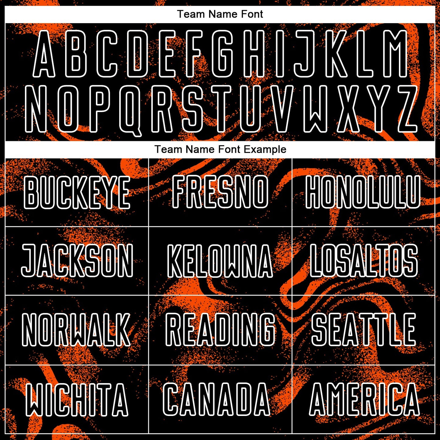 Custom Black Orange-White Abstract Liquid Sublimation Soccer Uniform Jersey