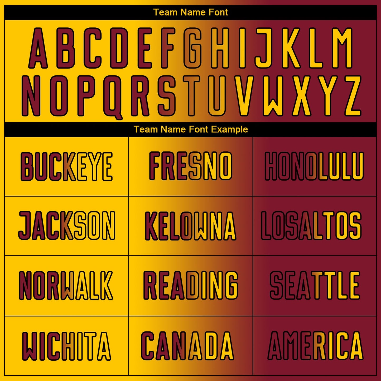 Custom Crimson Yellow-Black Sublimation Gradient Fashion Soccer Uniform Jersey