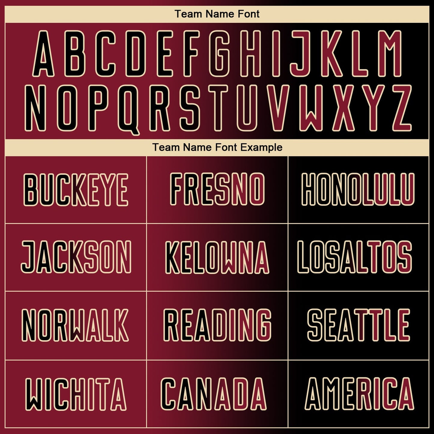 Custom Black Crimson-Cream Sublimation Gradient Fashion Soccer Uniform Jersey