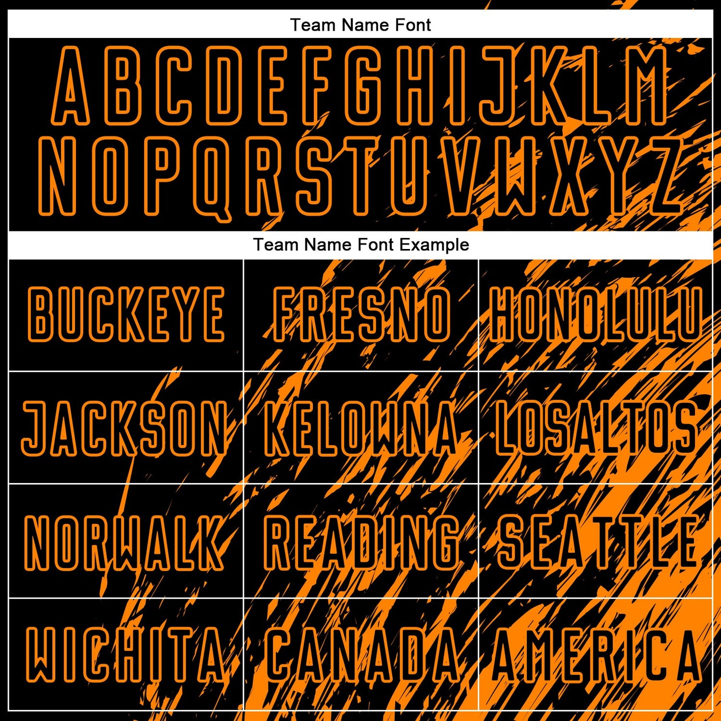 Custom Black Bay Orange Splash Sublimation Soccer Uniform Jersey